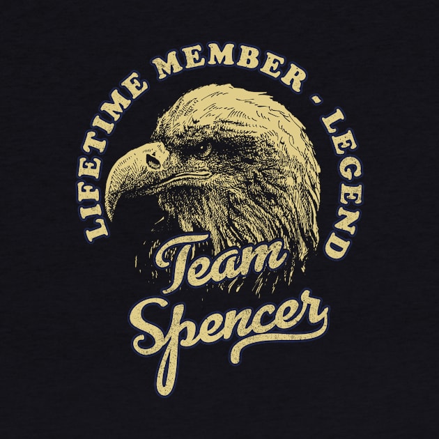 Spencer Name - Lifetime Member Legend - Eagle by Stacy Peters Art